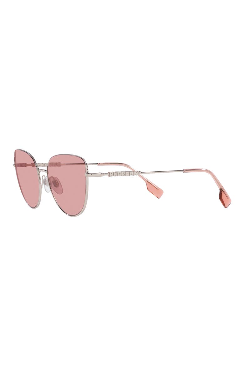 Harper 58mm Cat Eye Sunglasses, Alternate, color, SILVER