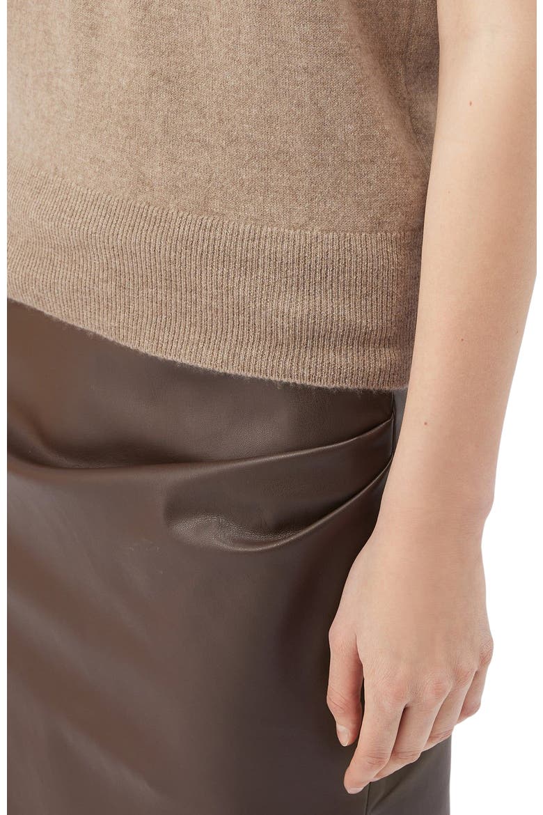 Cashmere Turtleneck Top, Alternate, color, taupe