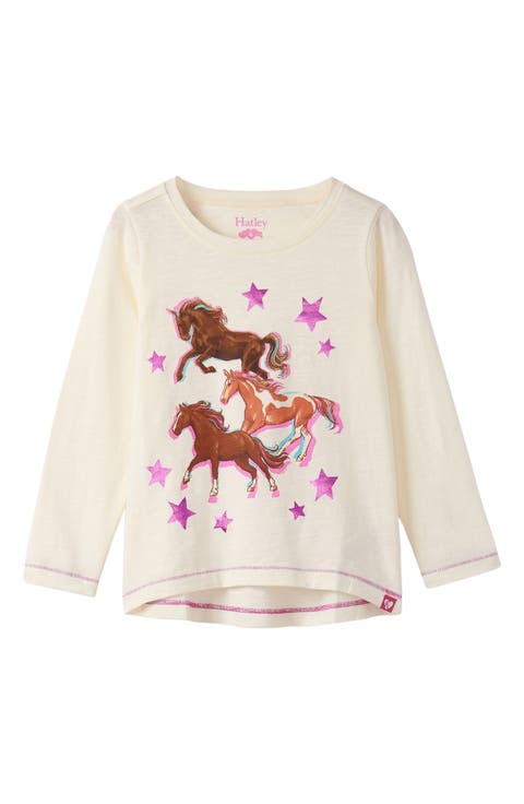 Kids' Galloping Horse Long Sleeve T-Shirt (Toddler, Little Kid & Big Kid)