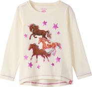 Hatley Kids' Galloping Horse Long Sleeve T-Shirt