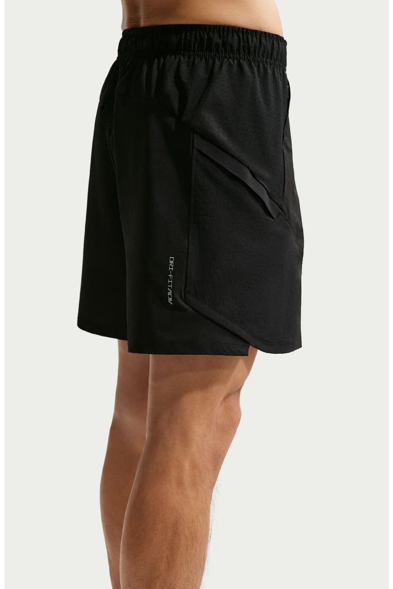 Pro Dri-FIT ADV 6-Inch Training Shorts, Alternate, color, BLACK/ WHITE