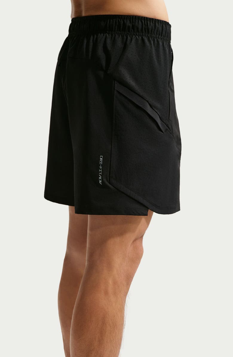 Nike Pro Dri-FIT ADV 6-Inch Training Shorts, Alternate, color, Black/ White