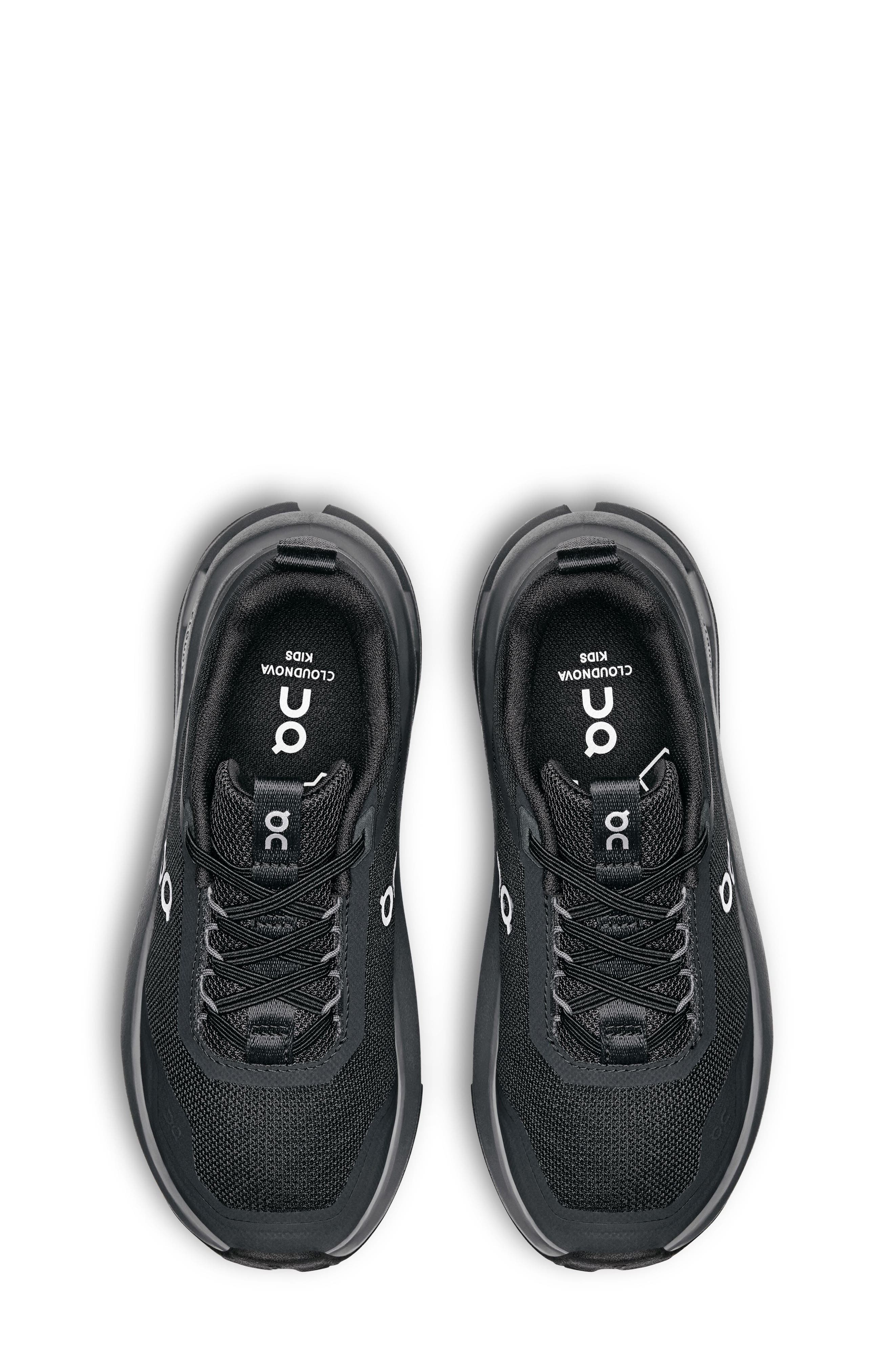 On Cloudnova Kids Sneaker, Alternate, color, Black/ Eclipse