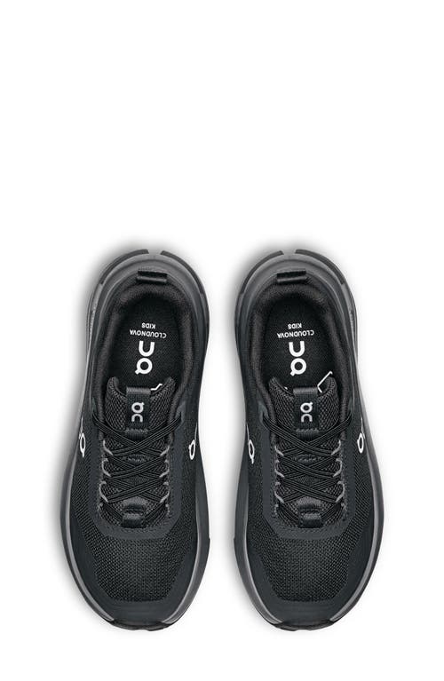 On Cloudnova Kids Sneaker In Black