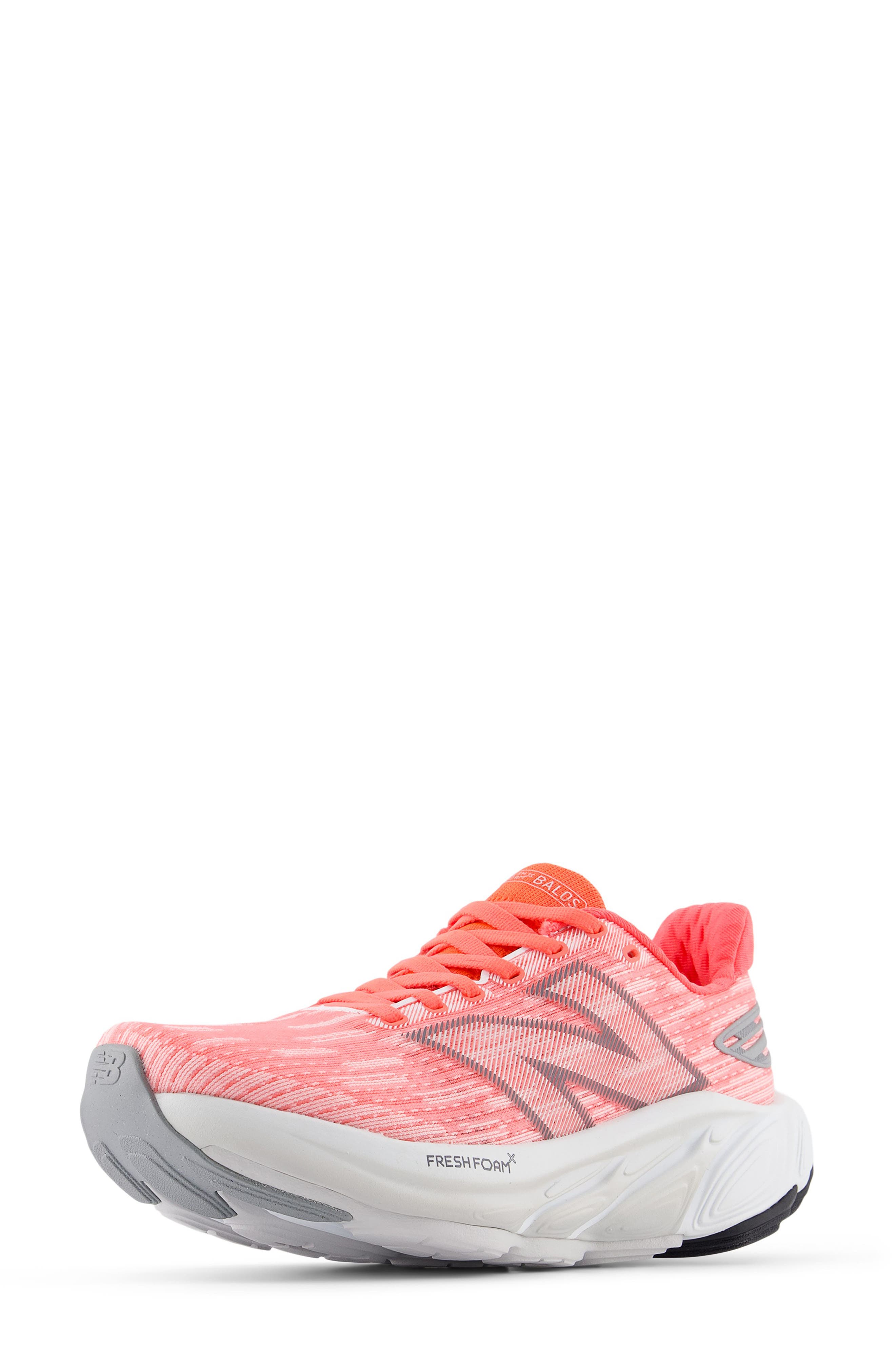 New Balance Balos V1 Running Sneaker, Alternate, color, Urgent Red/ Earth Shadow