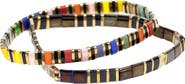 SAACHI 2-Pack Stretch Beaded Bracelets