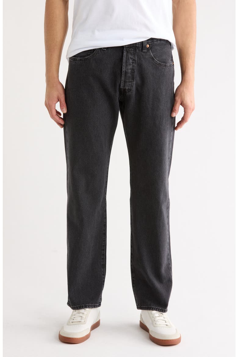 501® Relaxed Straight Leg Jeans, Main, color, DRIVEWAY