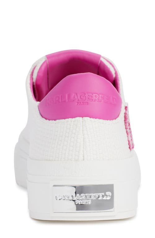 KARL LAGERFELD KARL LAGERFELD GIDA LOW TOP SNEAKER 
