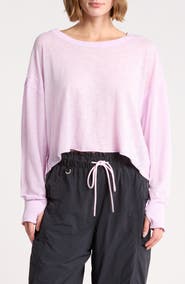 Free People FP Movement My Time Layer Open Back Crop Top