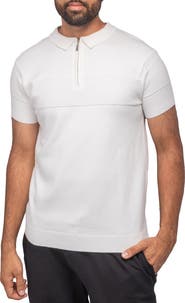 XRAY Zip Polo Sweater
