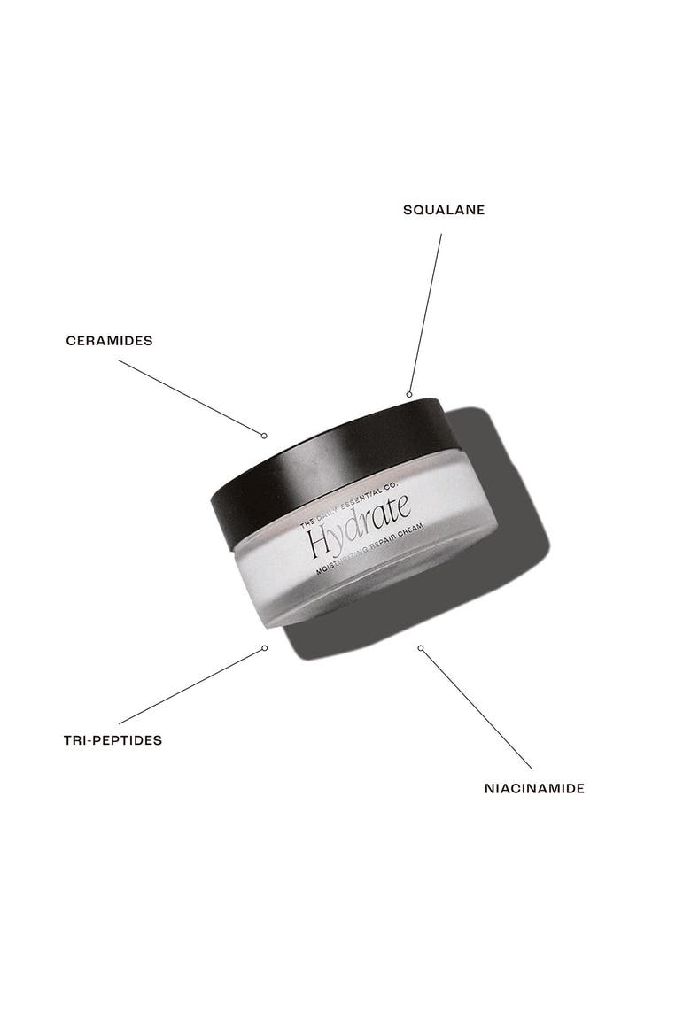 Hydrate // Peptide + Squalane Moisturizer, Alternate, color, White