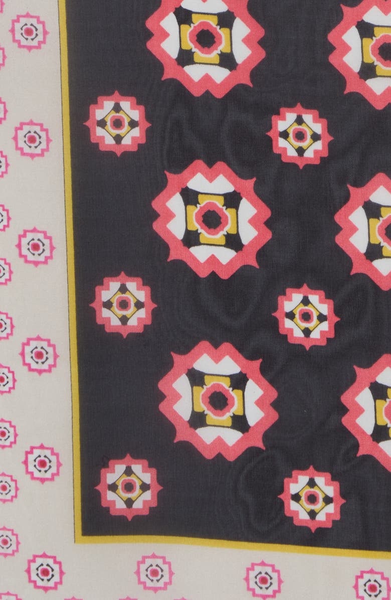 Vince Camuto Foulard Square Scarf, Alternate, color, Black Multi