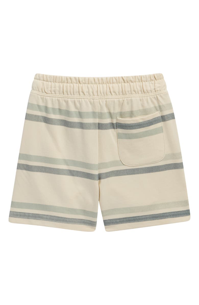 Splendid Kids' Charlie T-Shirt & Stripe Shorts Set, Alternate, color, Sage