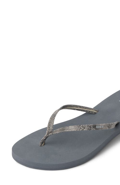 Reef Bliss Nights Flip Flop In Gray