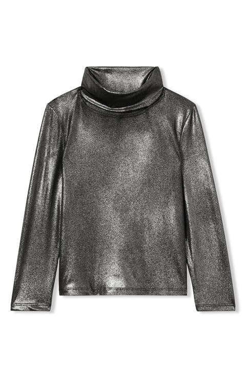 Kids' Casey Jr. Metallic Turtleneck (Little Kid & Big Kid)