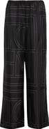 TOTEME Monogram Silk Pajama Bottoms