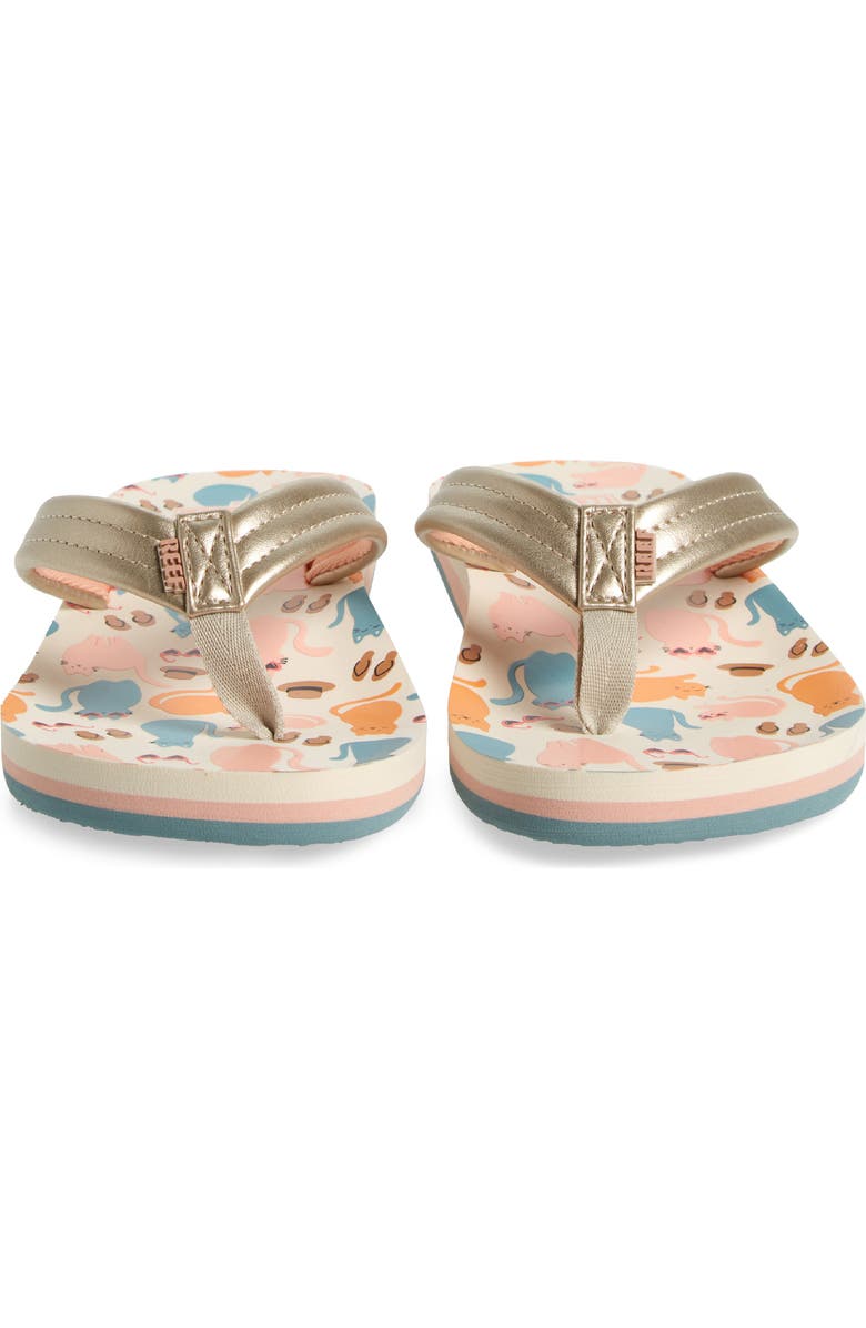 Reef Kids' Little Ahi Flip Flop, Alternate, color,