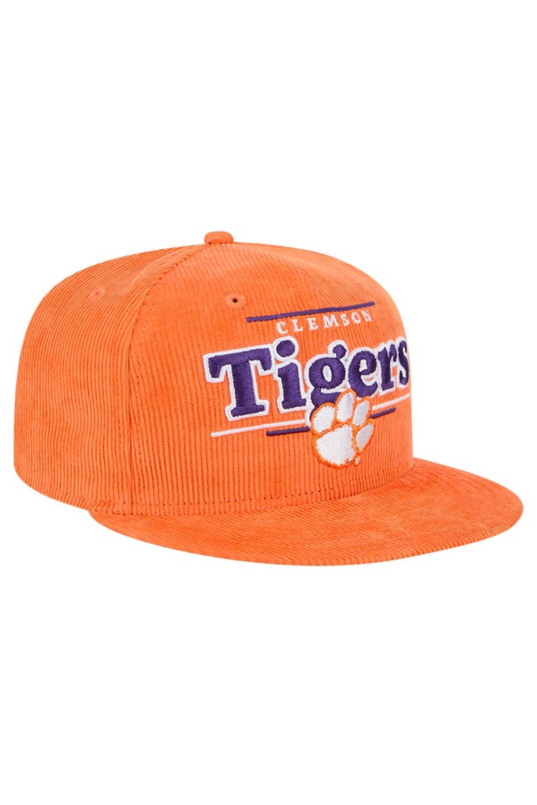 Men's New Era Orange Clemson Tigers Display 9FIFTY Snapback Hat, Alternate, color, Orange