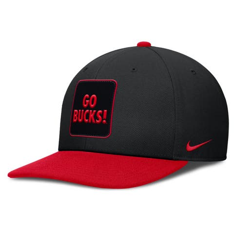 Men's Nike Black/Scarlet Ohio State Buckeyes 2025 Sideline Campus Pro Local Snapback Hat
