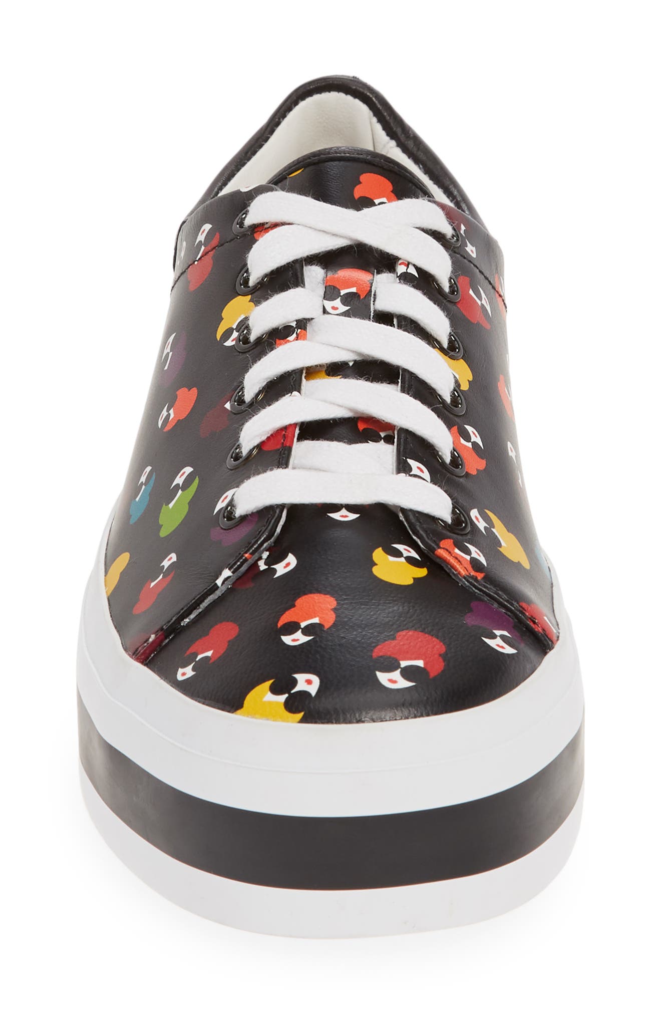 Alice + Olivia Ezra Flatform Sneaker, Alternate, color, 