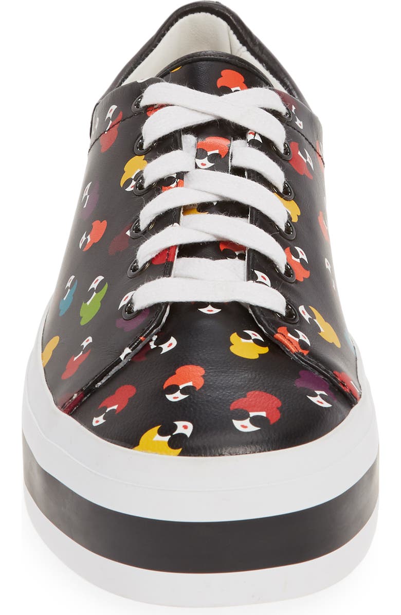 Alice + Olivia Ezra Flatform Sneaker, Alternate, color,