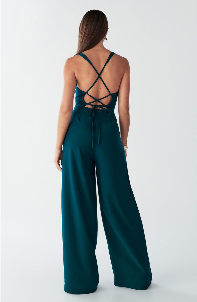 BWLDR Cherie Jumpsuit, Alternate, color, Emerald