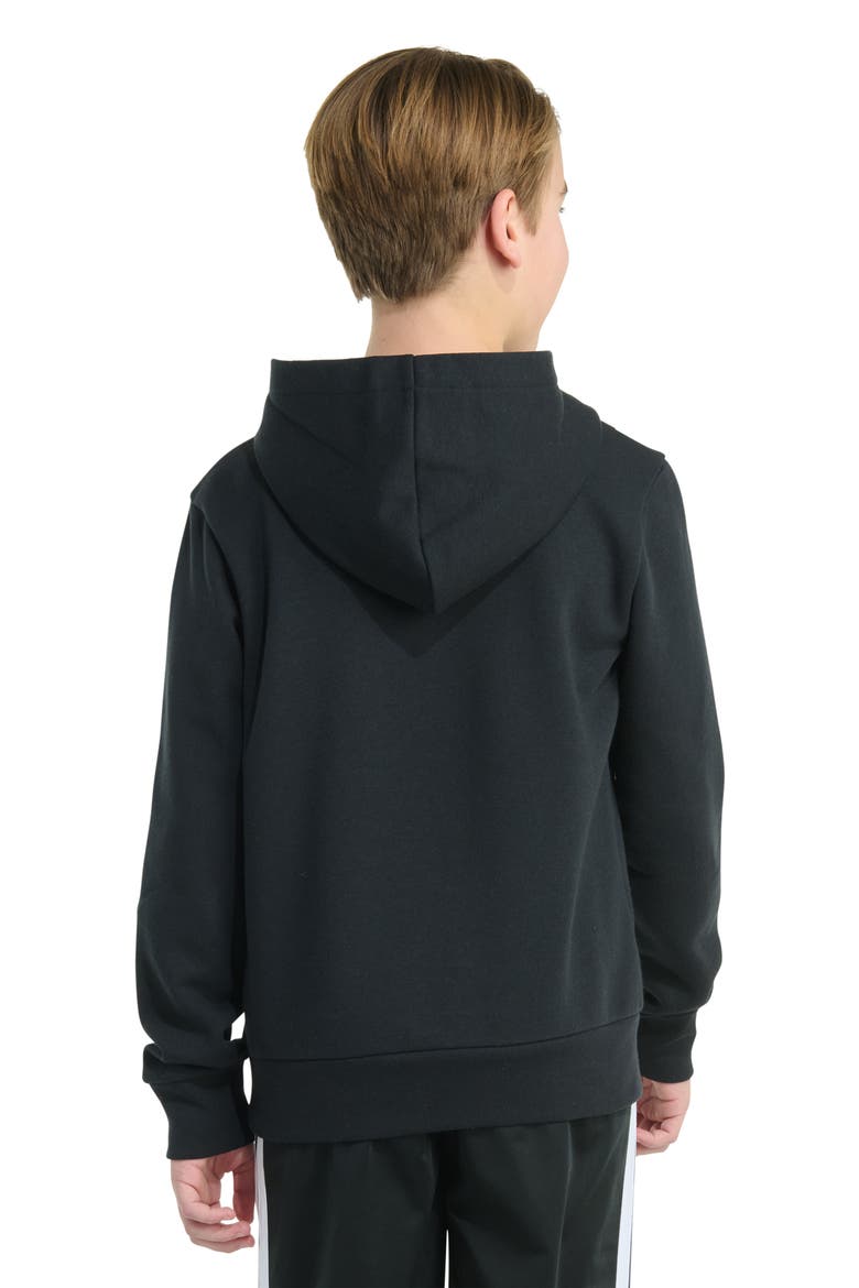 Kids' Big Logo Fleece Hoodie, Alternate, color, BLACK