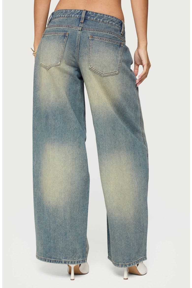 Low Rise Baggy Wide Leg Jeans, Alternate, color, BLUE-VINTAGE-WASHED