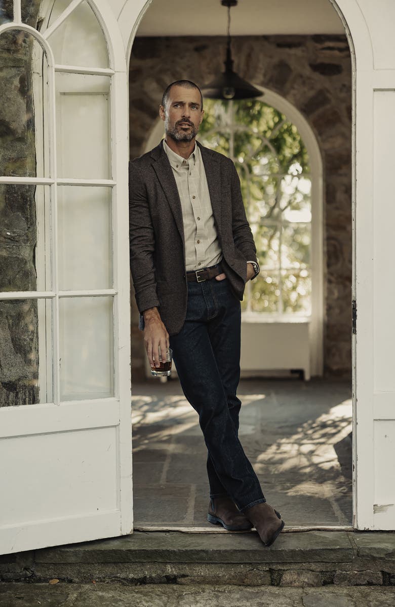 The Normal Brand Nikko Classic Long Sleeve Plaid Button-Up Shirt, Alternate, color, Tan Plaid