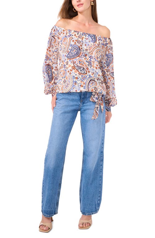 Cece Off The Shoulder Top In Multi