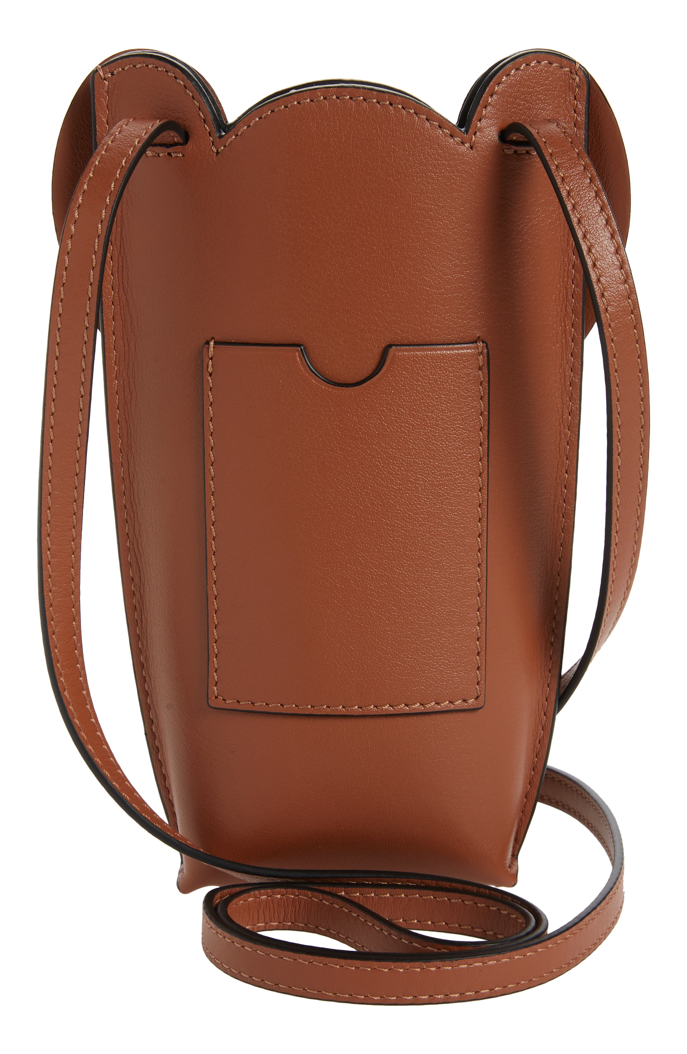 Loewe Elephant Pocket Leather Crossbody Bag, Alternate, color, 
