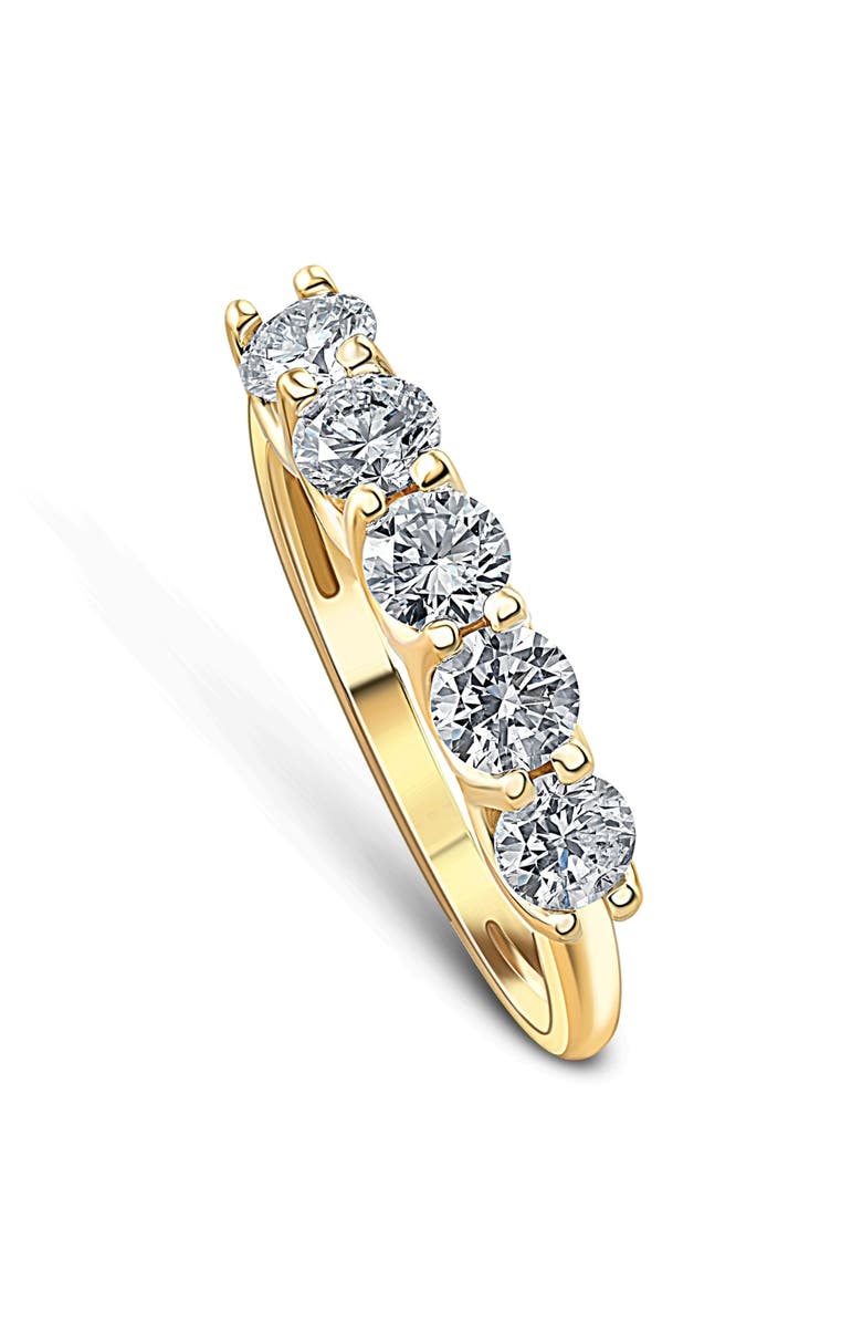 Bliss Diamond 1Ct T.W. Five Stone Diamond Wedding Ring 14k or Gold Lab Grown, Alternate, color,