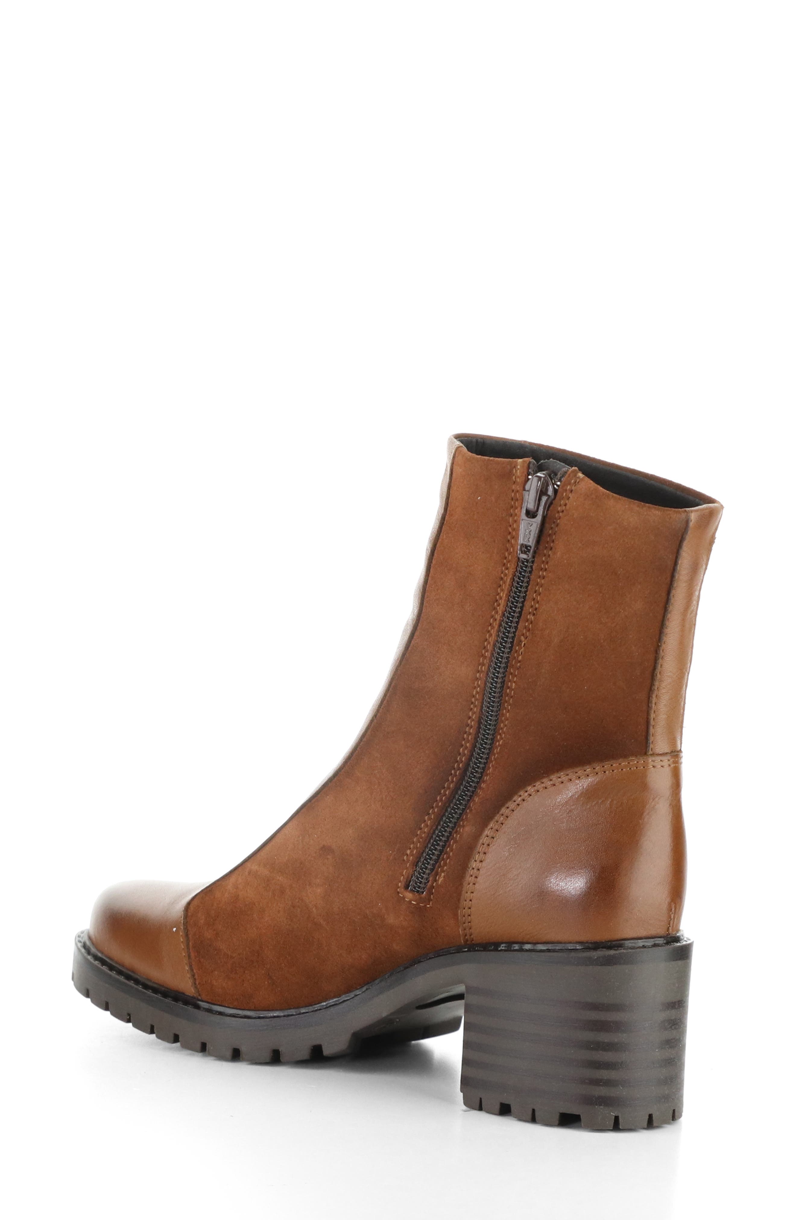 Ingrid Waterproof Bootie, Alternate, color, RICH TAN SUEDE