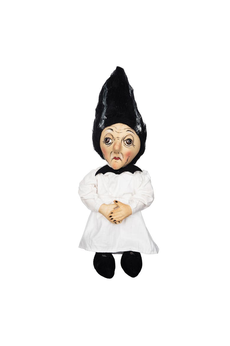 Carmella Stein Joe Spencer Gathered Traditions Halloween Figurine 19", Main, color, White