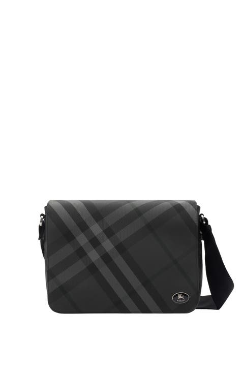Grid Messenger Bag