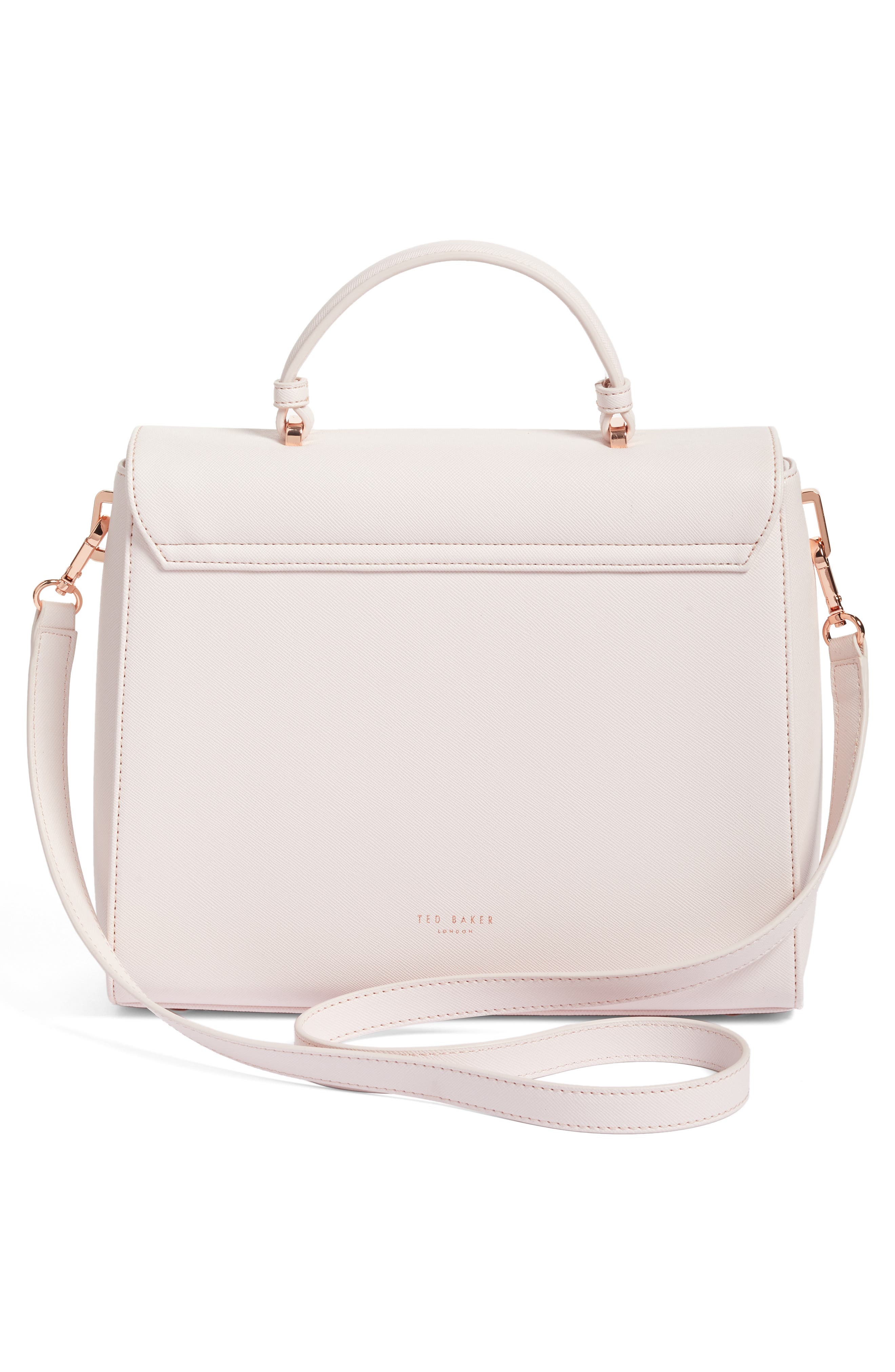 Ted Baker London Large Dajana Faux Leather Top Handle Satchel, Alternate, color, 