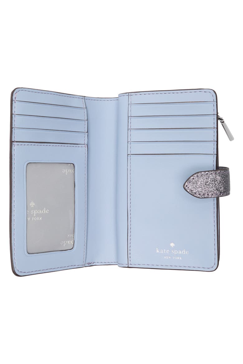 kenzie glitter bifold wallet, Alternate, color, CANDIED FLOWER