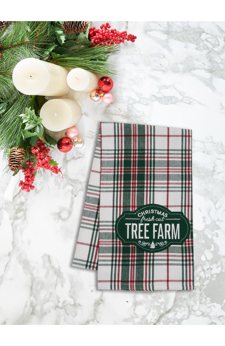 C&F Home Christmas Tree Farm Towel, Alternate, color, Red