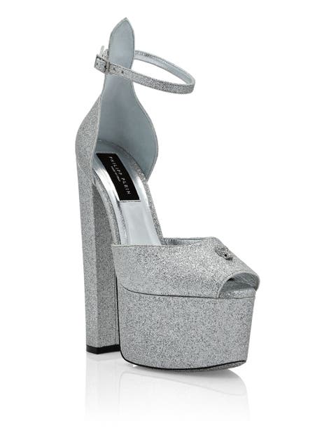 Glitter Platform Sandals Hi-Heels Women