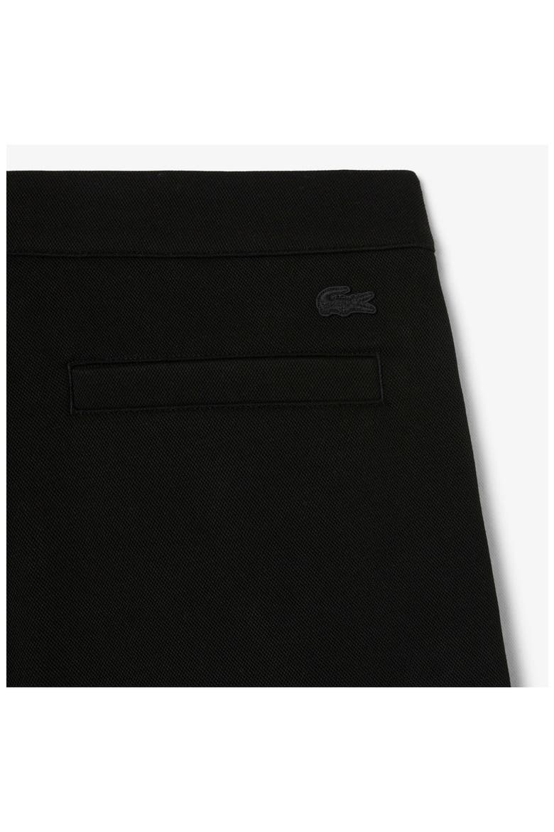 Loose Fit Pleated Piqué Pants, Alternate, color, 031 BLACK