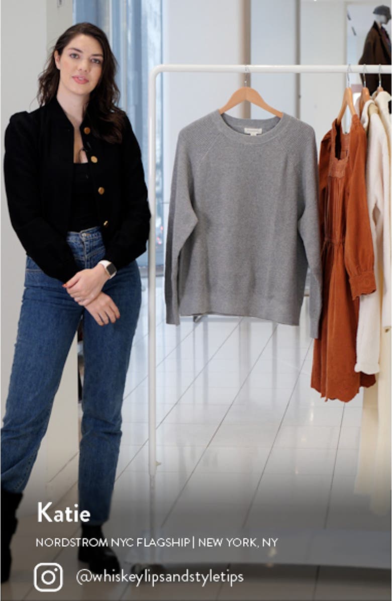 Cotton Thermal Stitch Sweater, sales video thumbnail