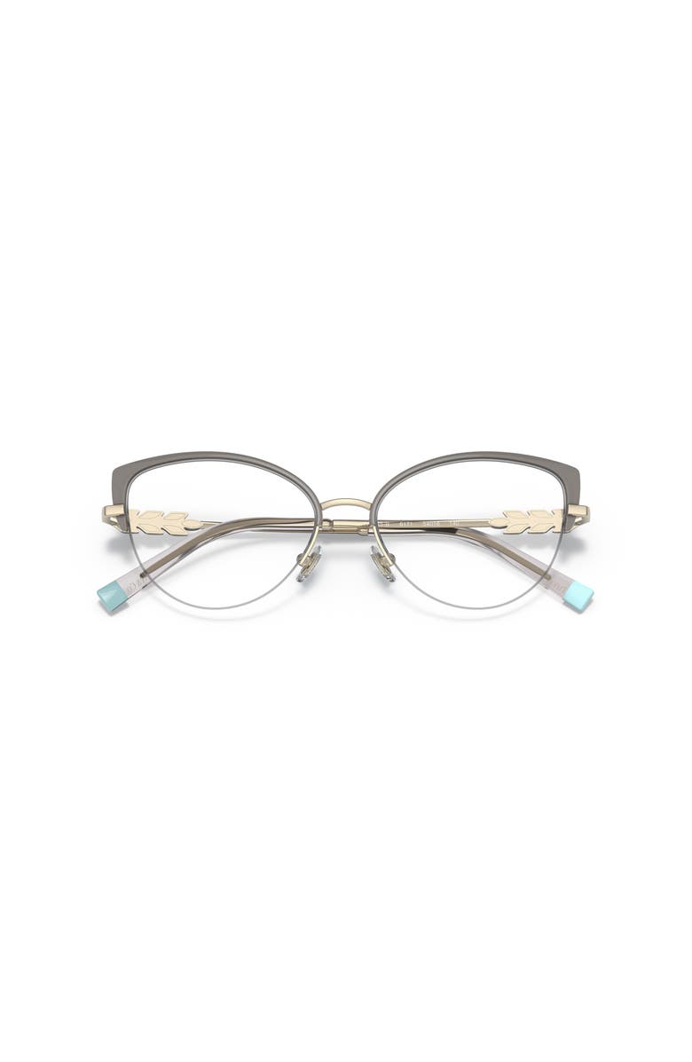 Tiffany & Co. 54mm Cat Eye optical glasses, Alternate, color, Brown