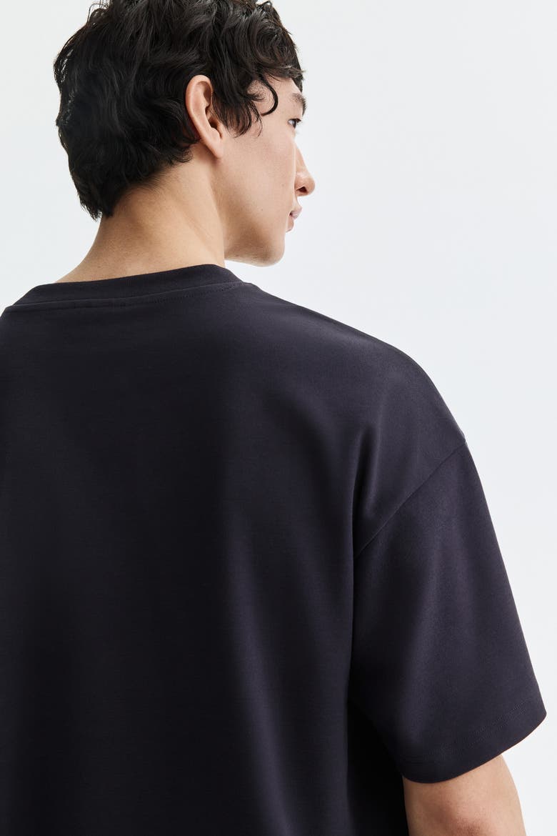 Oversized Fit Interlock T-shirt, Alternate, color, Dark blue