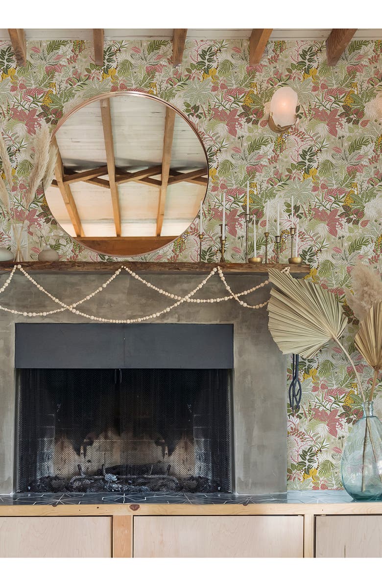 Wallpops Sand Tropical Oasis Peel & Stick Wallpaper, Alternate, color,