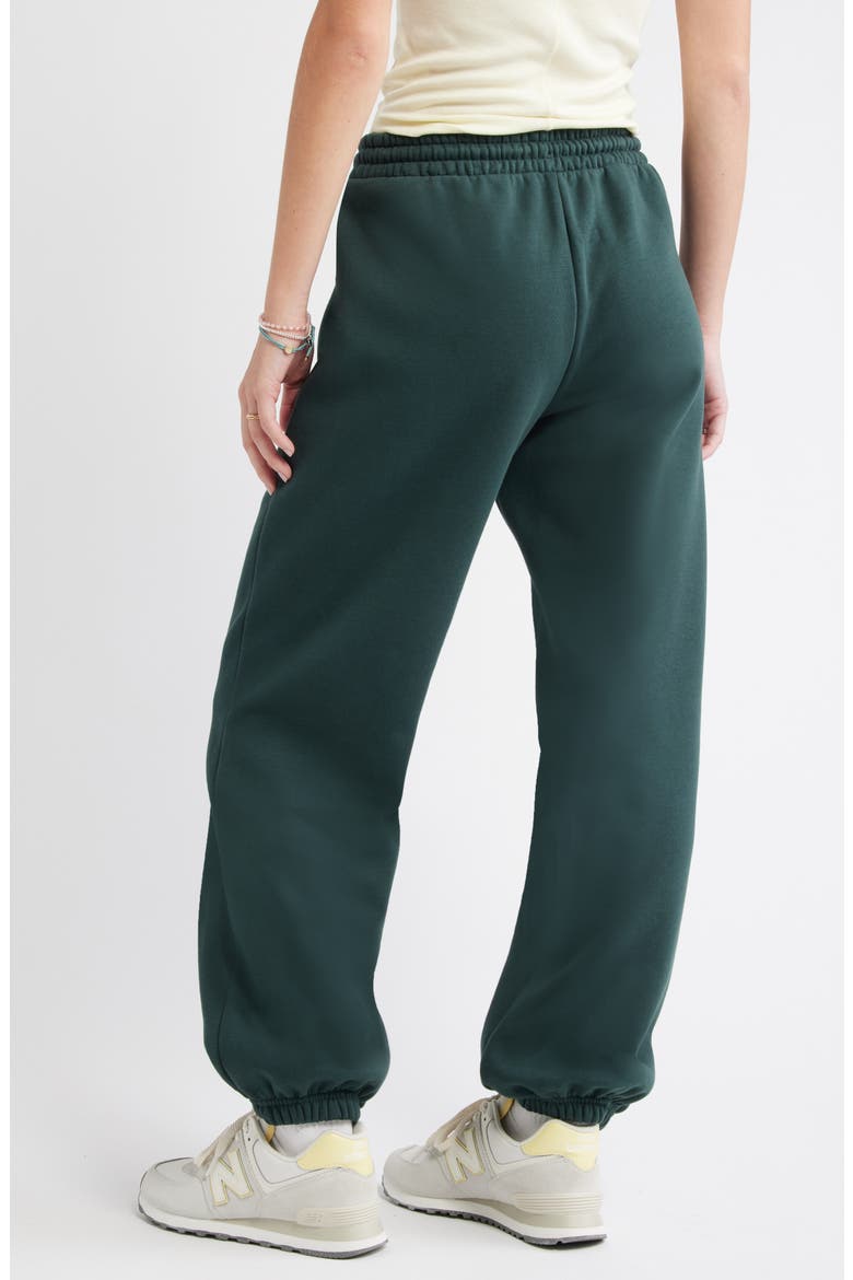 Baggy Fleece Joggers, Alternate, color, GREEN GABLES