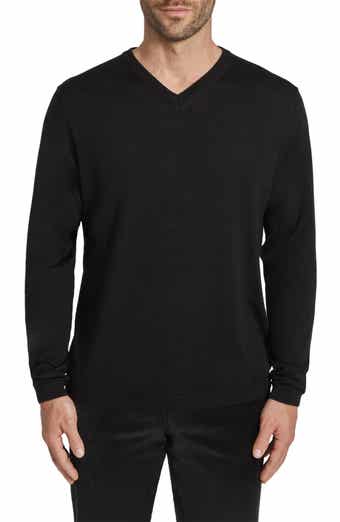 Jack Victor Ramezay Wool Blend V-Neck Sweater