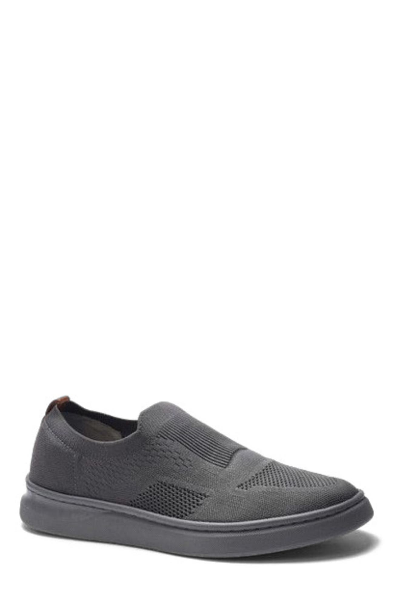 Drift Knit Slip-on Sneaker, Alternate, color, Grey Leather
