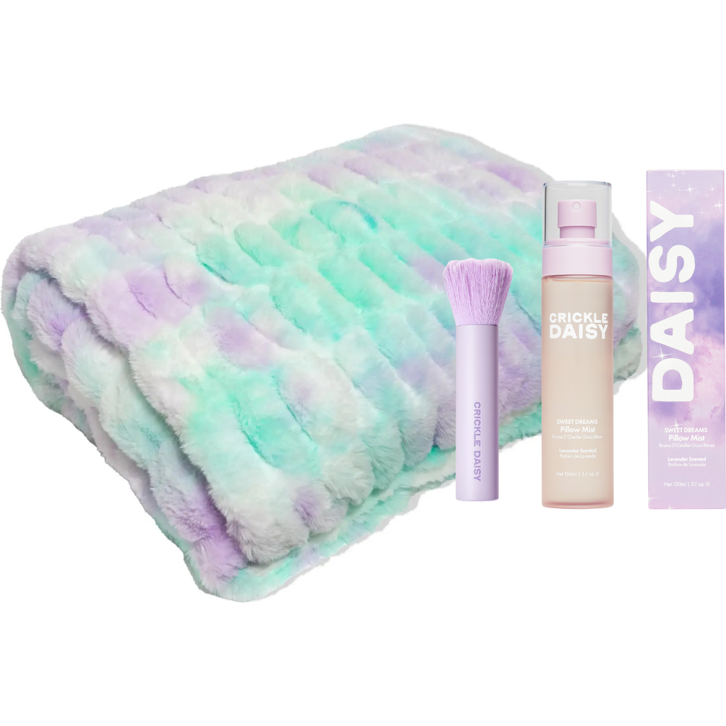 Crickle Daisy Enchanted Lavender Set in Light Purple, Aqua Blue, White  product