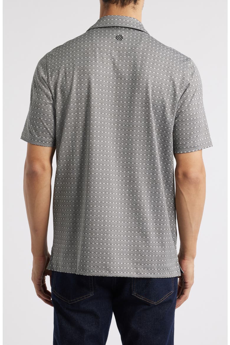 XC4® + Cool Degree™ Geo Print Performance Golf Polo, Alternate, color, GEO DIAMONDS/GRAY