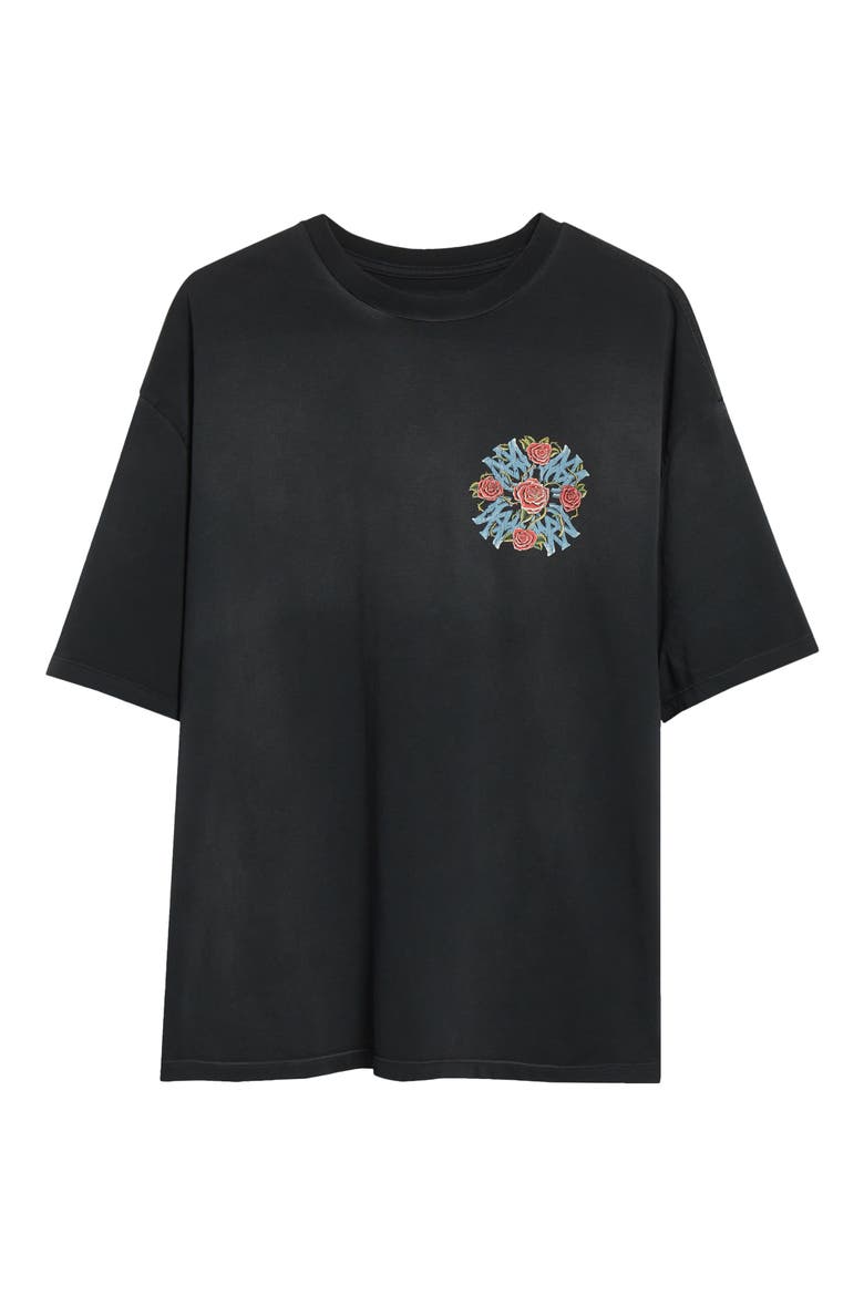 Oversize Out for Trouble Graphic T-Shirt, Alternate, color, BLACK